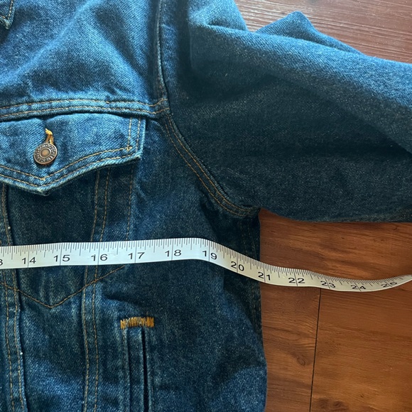 Levi's Classic Blue  blanket lined Denim Jacket size 42 - Picture 9 of 11